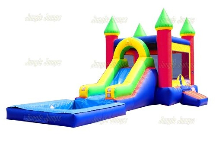 Colorful Castle Combo Waterslide
