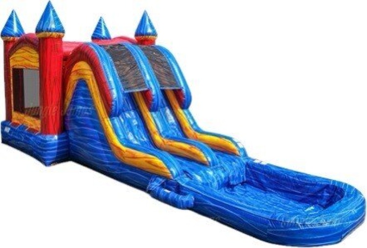 Marble Castle Double Waterslide